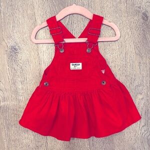 OshKosh B’gosh 9 Month Red Corduroy Dress